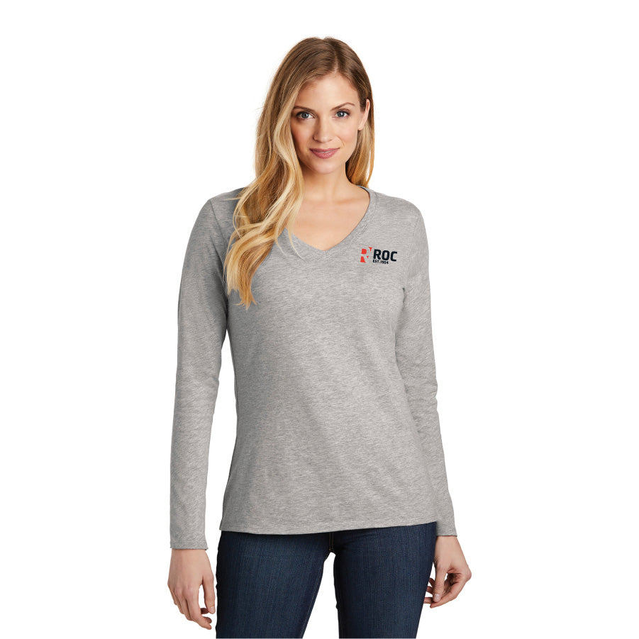 District Women's Very Important Tee Long Sleeve V-Neck