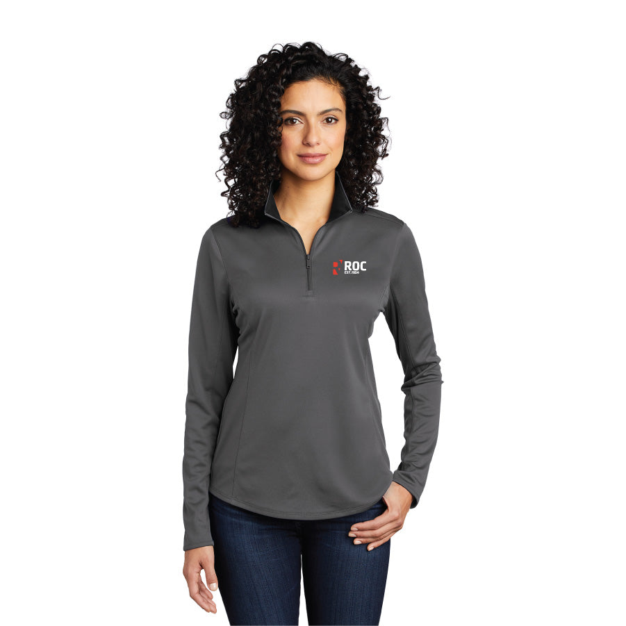 Port Authority Ladies Silk Touch Performance 1/4-Zip