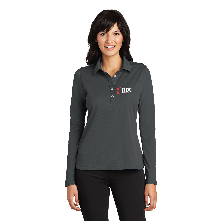 Nike Ladies Long Sleeve Dri-FIT Stretch Tech Polo