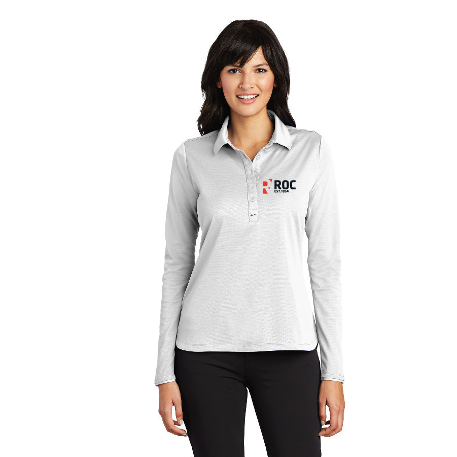 Nike Ladies Long Sleeve Dri-FIT Stretch Tech Polo